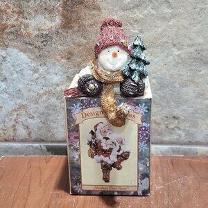 Designspirations  Snowman Figurine Shelf Sitter Christmas Down Home Collection